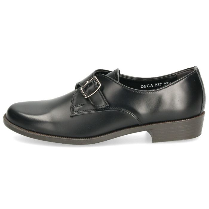 モンクストラップシューズ レディース ハルタ HARUTA 237 靴 革靴 黒 クロ ブラウン グリーン 2E 太ヒール 日本製 マニッシュ 歩きやすい