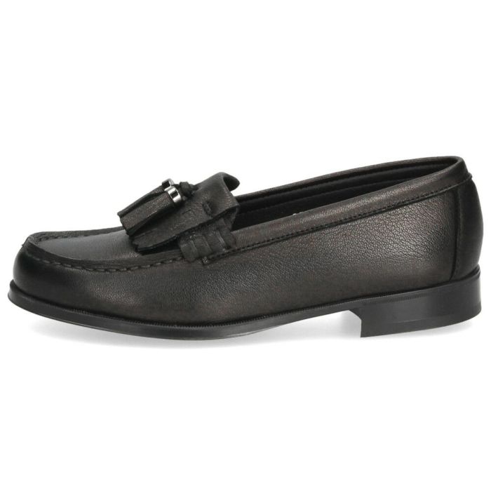 ハルタ ローファー レディース HARUTA GT313 ゴートキルトタッセルローファー 本革 日本製 軽量 おしゃれ タッセル 黒 ブラック