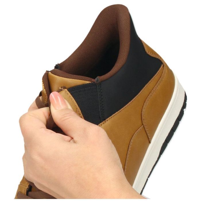 Parade 55501 手を使わずに履ける 靴 メンズ ブーツ 靴 シューズ スニーカー カジュアル スリップイン ハンズフリー 防水 履きやすい 歩きやすい ブラック ウィート 楽すぽっ Parade 55501