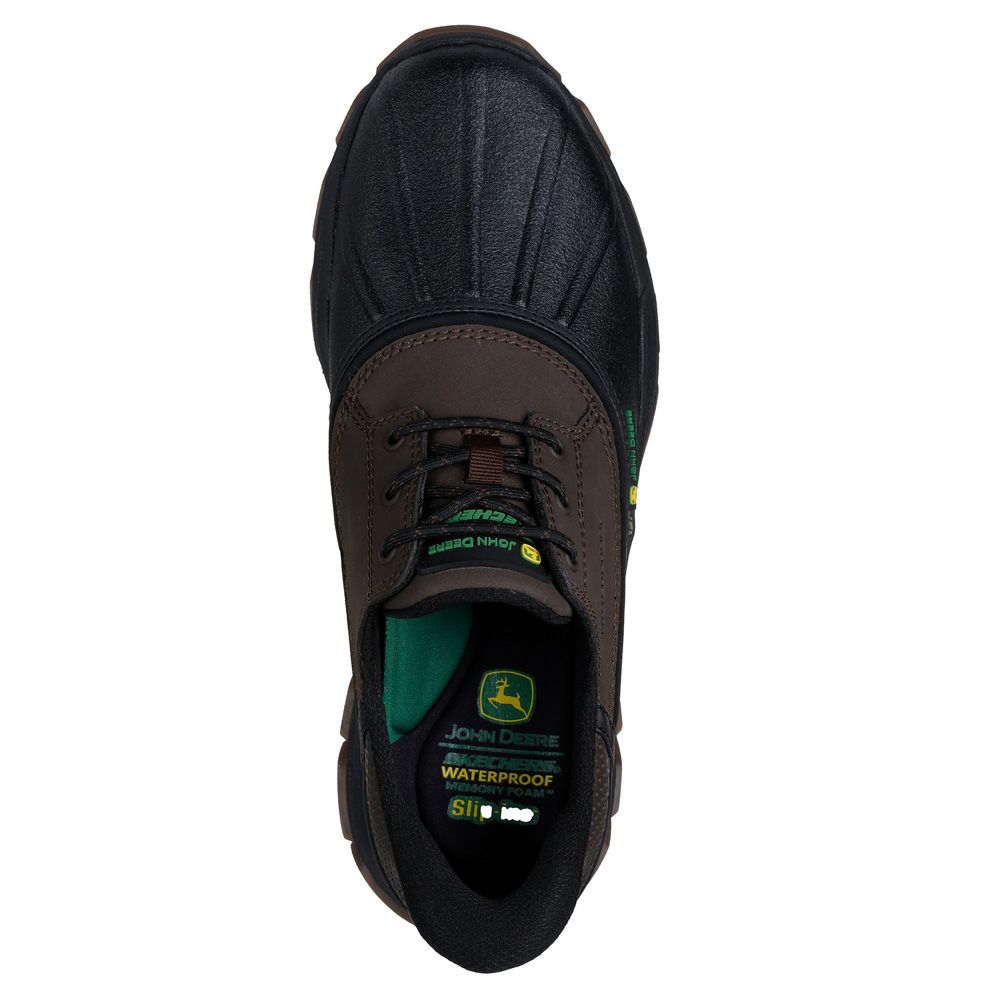 スケッチャーズ スリップインズ メンズ スニーカー 防水 防滑 ダックブーツスニーカー ジョンディア ウォータープルーフ リスペクテッド タンジール 256002 靴 ノーマル幅 リラックスドフィット SKECHERS Slip-ins