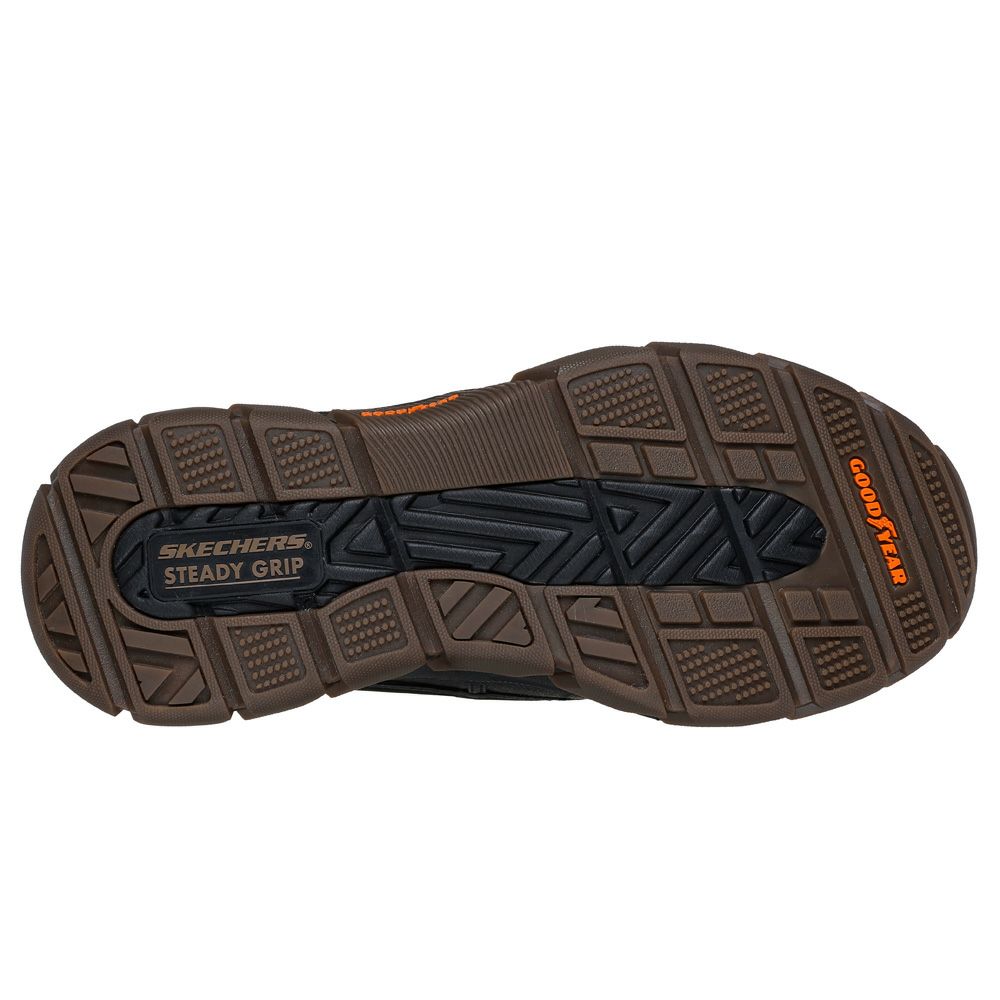 スケッチャーズ スリップインズ メンズ スニーカー 防水 防滑 ダックブーツスニーカー ジョンディア ウォータープルーフ リスペクテッド タンジール 256002 靴 ノーマル幅 リラックスドフィット SKECHERS Slip-ins