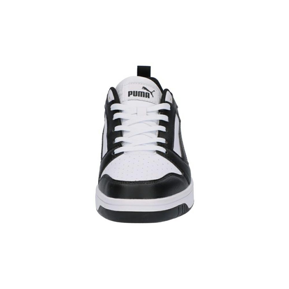 プーマ スニーカー メンズ リバウンド V6 ロウ ブラック ホワイト 黒 白 ローカット 靴 シューズ 歩きやすい PUMA Rebound V6 Low 392328
