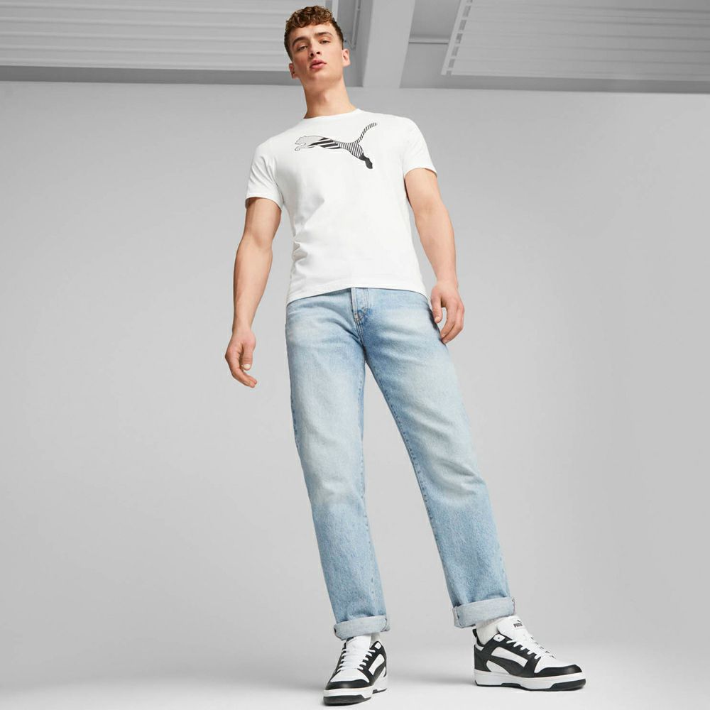 プーマ スニーカー メンズ リバウンド V6 ロウ ブラック ホワイト 黒 白 ローカット 靴 シューズ 歩きやすい PUMA Rebound V6 Low 392328