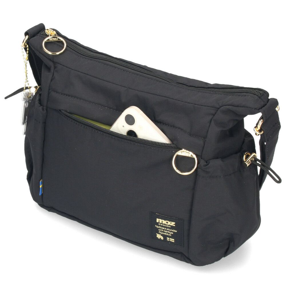 moz モズ ショルダーバッグ レディース 鞄 ZLQK-01 3.5L 軽量 超軽量 ボンディング生地 軽撥水 ショルダー 斜め掛け 肩掛け 北欧 エルク