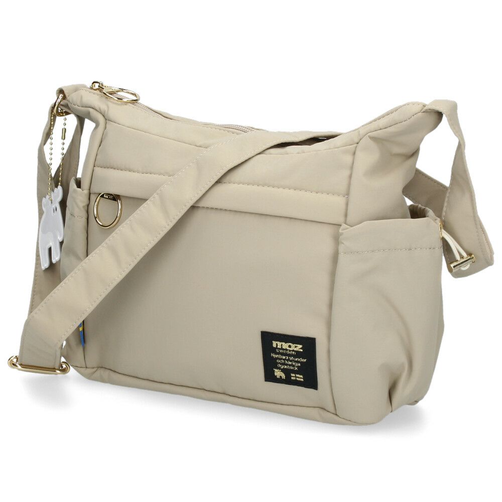 moz モズ ショルダーバッグ レディース 鞄 ZLQK-01 3.5L 軽量 超軽量 ボンディング生地 軽撥水 ショルダー 斜め掛け 肩掛け 北欧 エルク