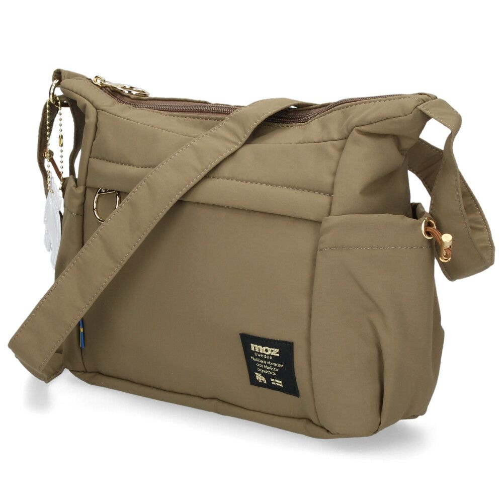 moz モズ ショルダーバッグ レディース 鞄 ZLQK-01 3.5L 軽量 超軽量 ボンディング生地 軽撥水 ショルダー 斜め掛け 肩掛け 北欧 エルク