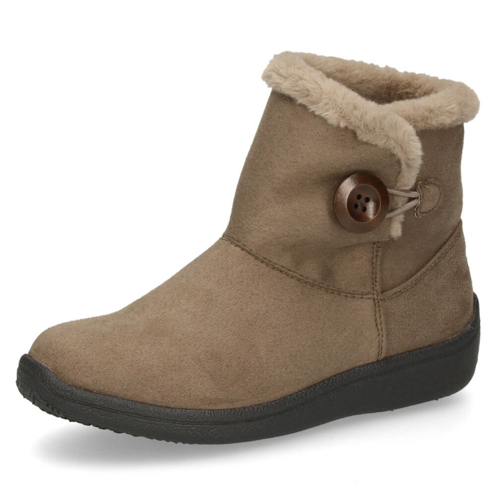 ショートブーツ レディース ブーツ スエード調 ムートンブーツ ボア 防水 防滑 軽量 防寒 あったか 3E 靴 Wilson Lee ウィルソンリー 7772
