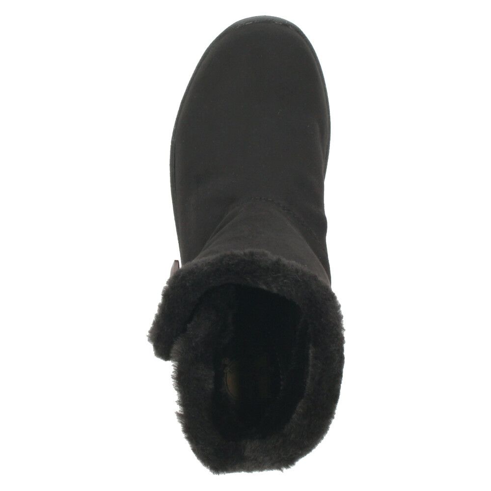 ショートブーツ レディース ブーツ スエード調 ムートンブーツ ボア 防水 防滑 軽量 防寒 あったか 3E 靴 Wilson Lee ウィルソンリー 7772