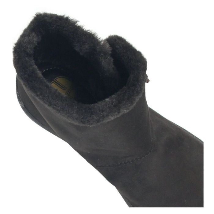 ショートブーツ レディース ブーツ スエード調 ムートンブーツ ボア 防水 防滑 軽量 防寒 あったか 3E 靴 Wilson Lee ウィルソンリー 7772