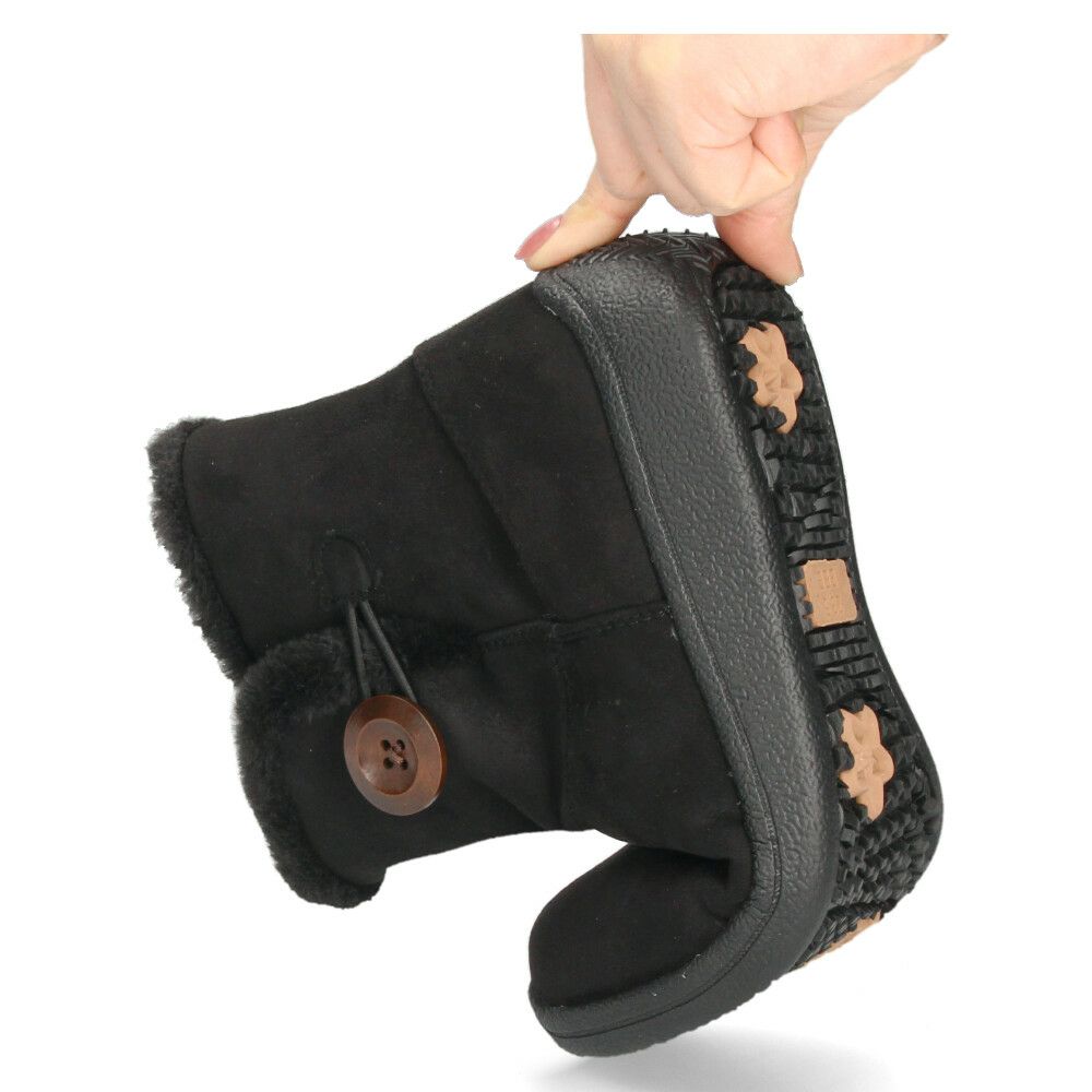 ショートブーツ レディース ブーツ スエード調 ムートンブーツ ボア 防水 防滑 軽量 防寒 あったか 3E 靴 Wilson Lee ウィルソンリー 7772