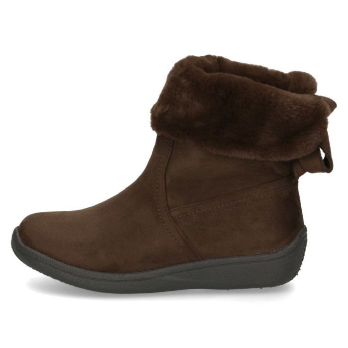 ショートブーツ レディース ブーツ ファー あったか 裏ボア仕様 ３E 幅広 防水 軽量 防寒 防滑 柔らかい 防臭 靴 リボン付き Willson Lee ウィルソンリー 7775