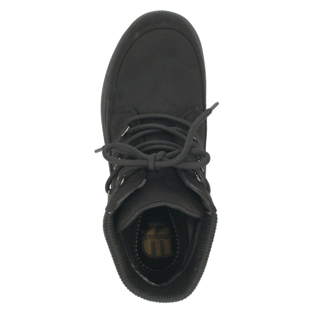 ショートブーツ レディース レースアップブーツ リブニット あったか 5E 幅広 防滑 防水 軽量 屈曲 柔らかい 安定歩行 ゆったり WilsonLee ウィルソンリー 8882