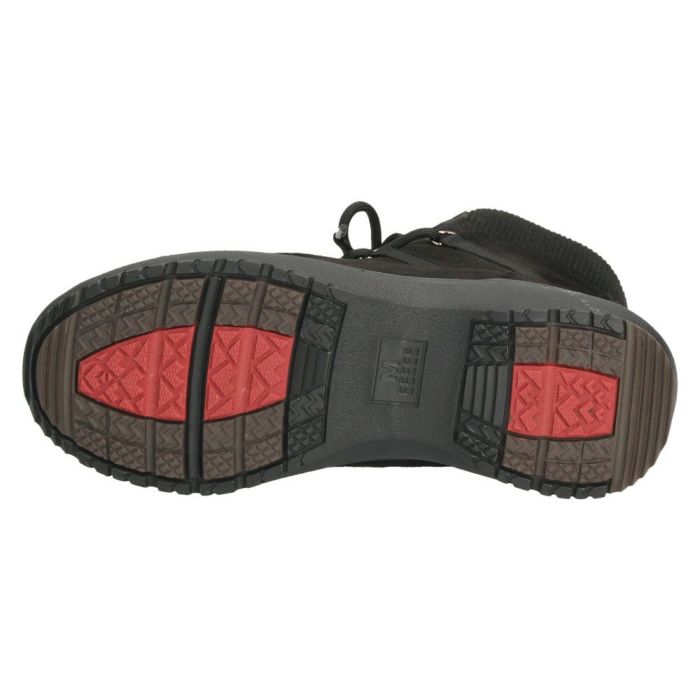 ショートブーツ レディース レースアップブーツ リブニット あったか 5E 幅広 防滑 防水 軽量 屈曲 柔らかい 安定歩行 ゆったり WilsonLee ウィルソンリー 8882