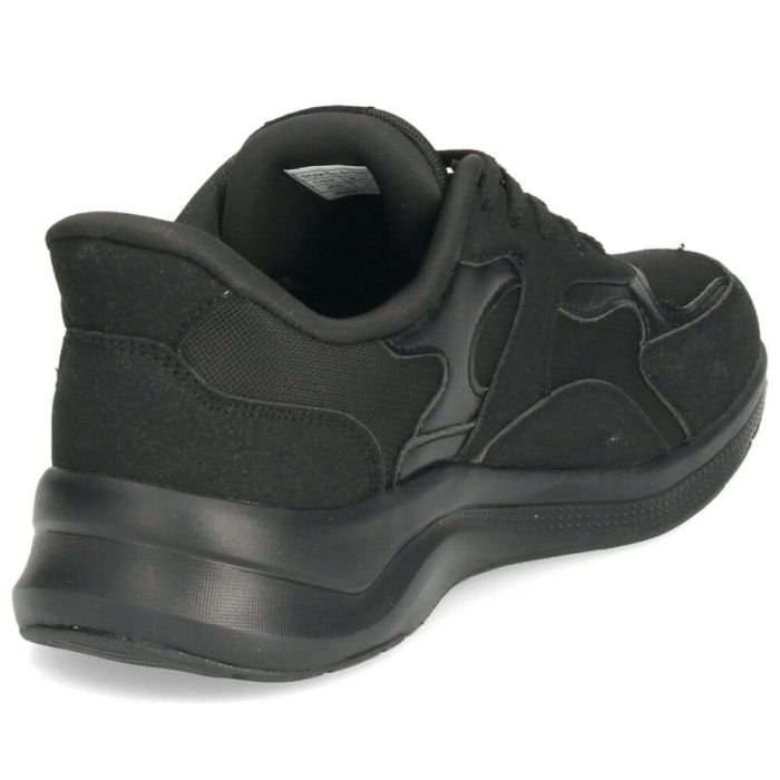 手を使わずに履ける 靴 レディース スニーカー ハンズフリー スリッポン 履きやすい 歩きやすい 防水 ゴム紐 ブラック 通勤 通学 楽すぽっ パレード Parade 51709