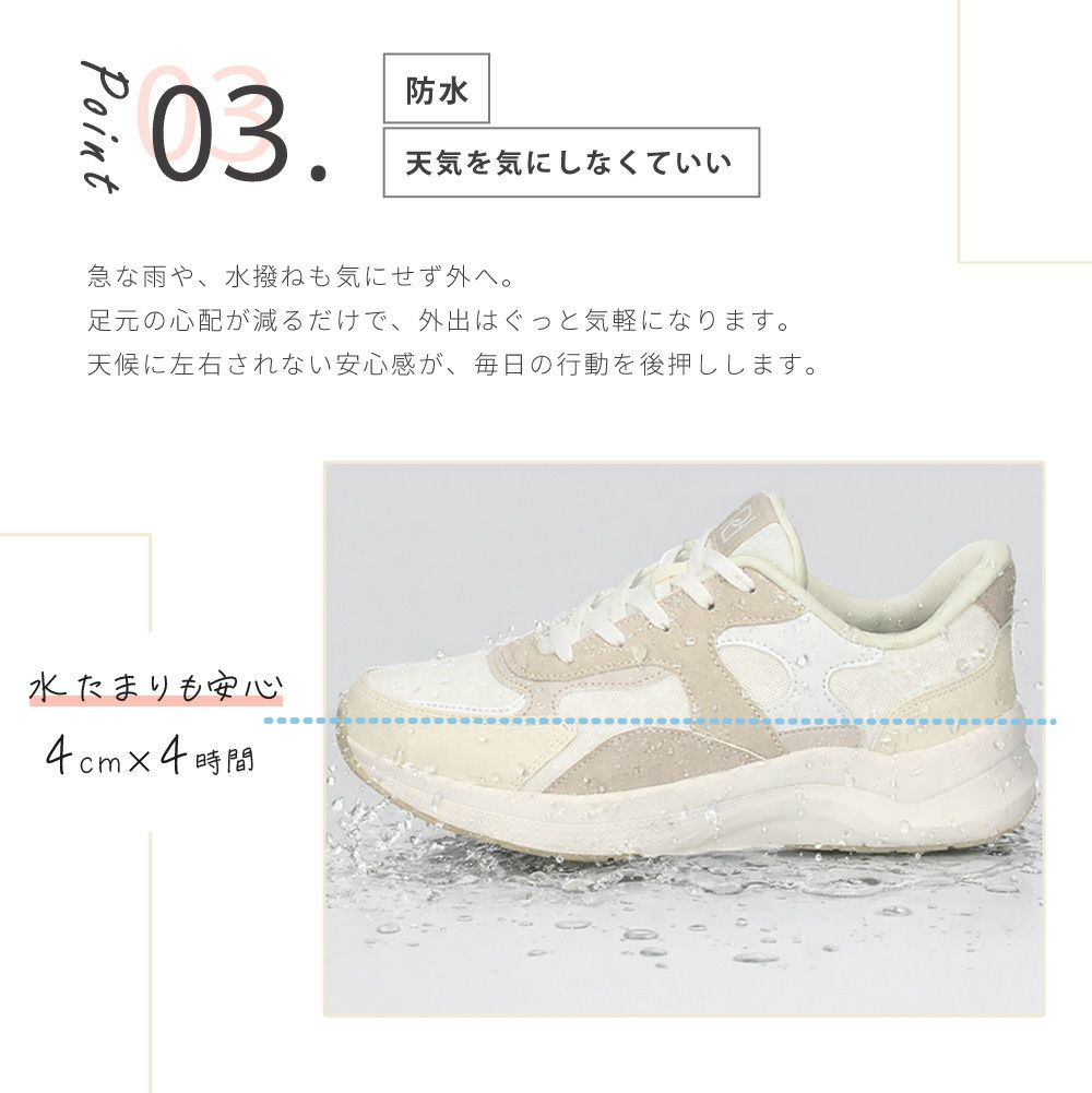 手を使わずに履ける 靴 レディース スニーカー ハンズフリー スリッポン 履きやすい 歩きやすい 軽量 軽い 防水 ゴム紐 ブラック 通勤 通学 楽すぽっ パレード Parade 51709