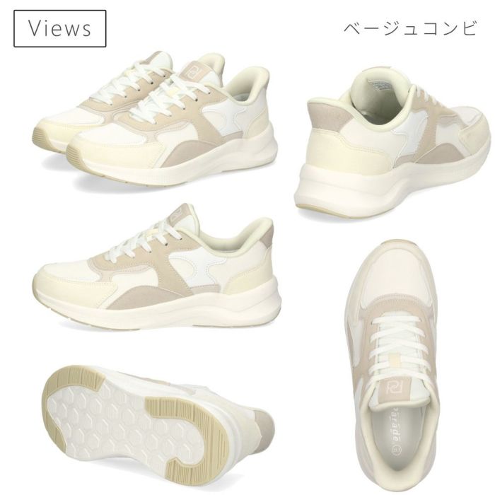 手を使わずに履ける 靴 レディース スニーカー ハンズフリー スリッポン 履きやすい 歩きやすい 防水 ゴム紐 ブラック 通勤 通学 楽すぽっ パレード Parade 51709