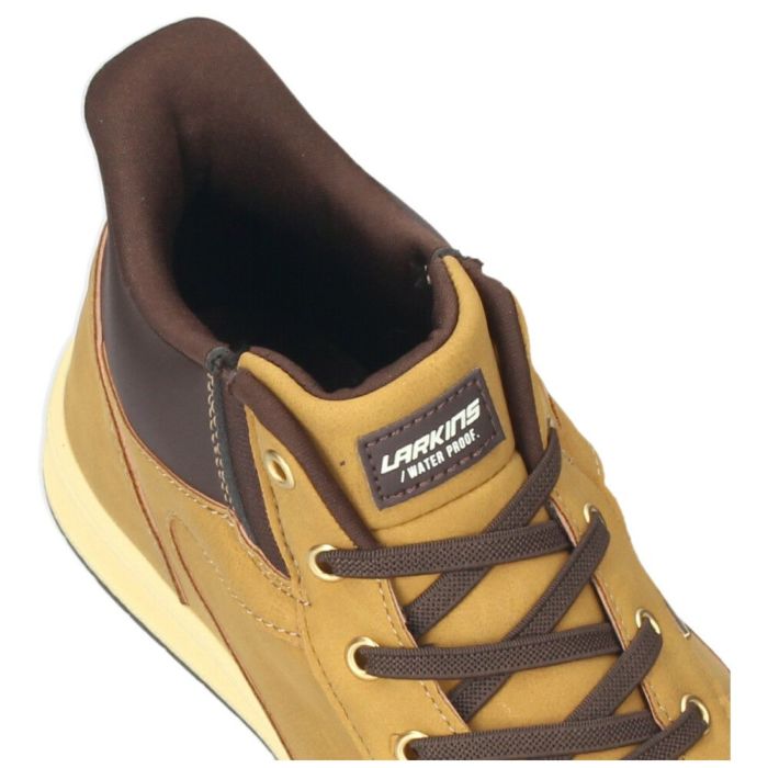 スニーカー レディース 防水 防滑 ハンズフリー 手を使わずに履ける 靴 スリッポン 滑りにくい 雨 黒 ブラック ラーキンス LARKINS L-7688