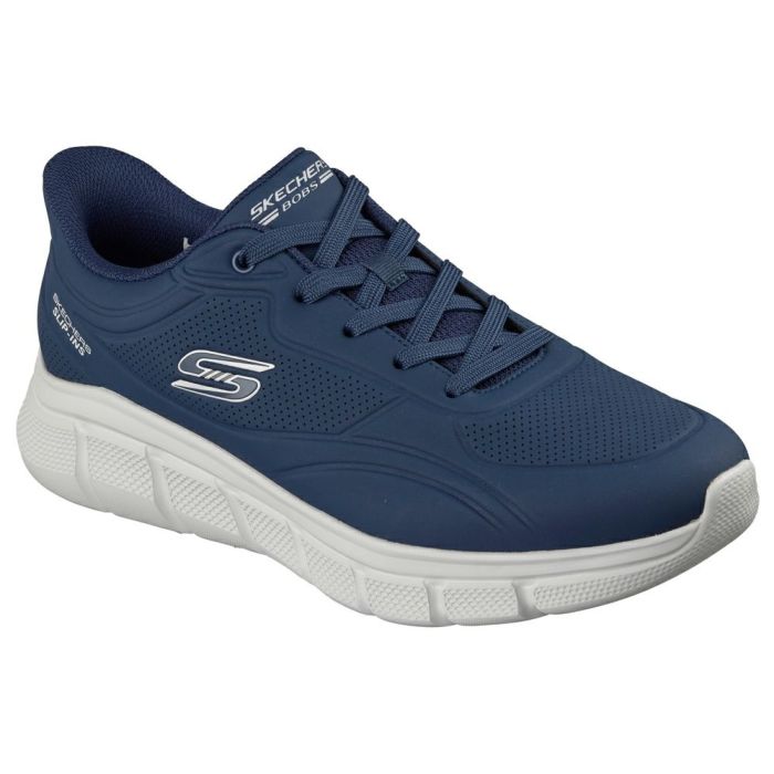 スケッチャーズ スリップインズ メンズ スニーカー スリッポン 手を使わずに履ける 靴 ノーマル幅 SKECHERS Slip-ins BOBS Sport B Flex Smooth Edge ボブス スポート 118116