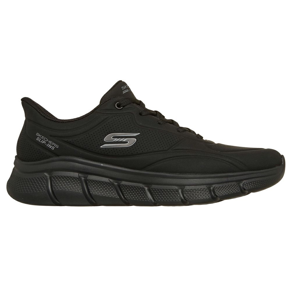 スケッチャーズ スリップインズ メンズ スニーカー スリッポン 手を使わずに履ける 靴 ノーマル幅 SKECHERS Slip-ins BOBS Sport B Flex Smooth Edge ボブス スポート 118116