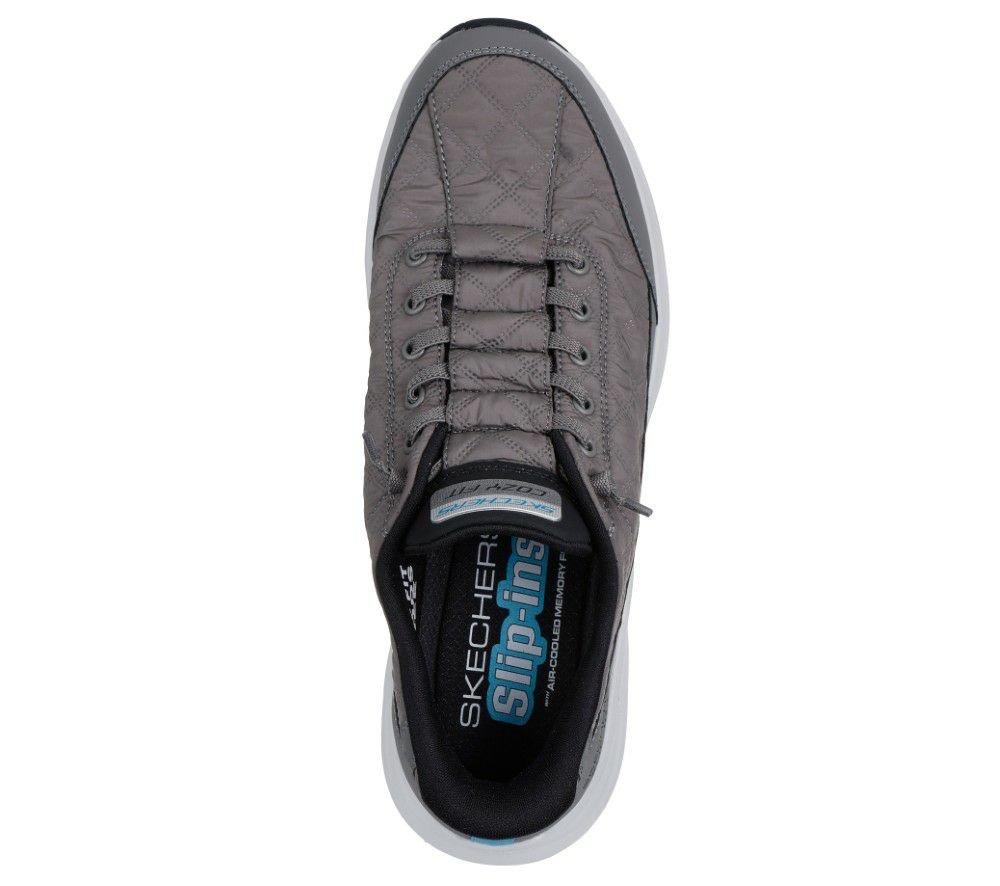 スケッチャーズ スリップインズ メンズ スニーカー コンツアーフォーム‐コージーフィット 靴 スリッポン ノーマル幅 丸洗い可能 ゴム紐 SKECHERS Slip-ins Contour Foam Cozy Fit 232619