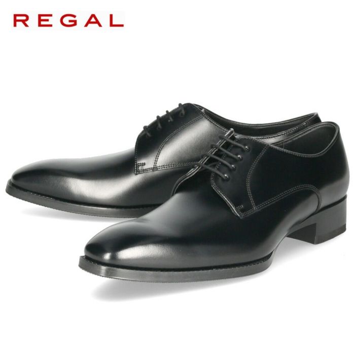 REGAL 24EL ビジネスシューズ プレーントウ ブラック