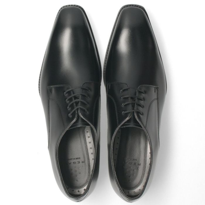 リーガル 靴 メンズ REGAL ビジネスシューズ 本革 24EL ブラック プレーントウ シャープなラスト 紳士靴 靴 日本製 2E 軽量 通勤 仕事 就活 卒業式 入学式 入社式 結婚式 フォーマル