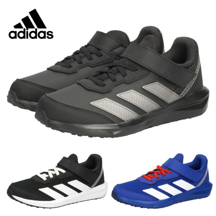 アディダス ファイト EL K adidas スニーカー キッズ ジュニア JQ9517 KJ1938 JS2420 ベルクロ ゴム紐 ブラック 黒 ブルー 靴 通学 軽量 シンプル