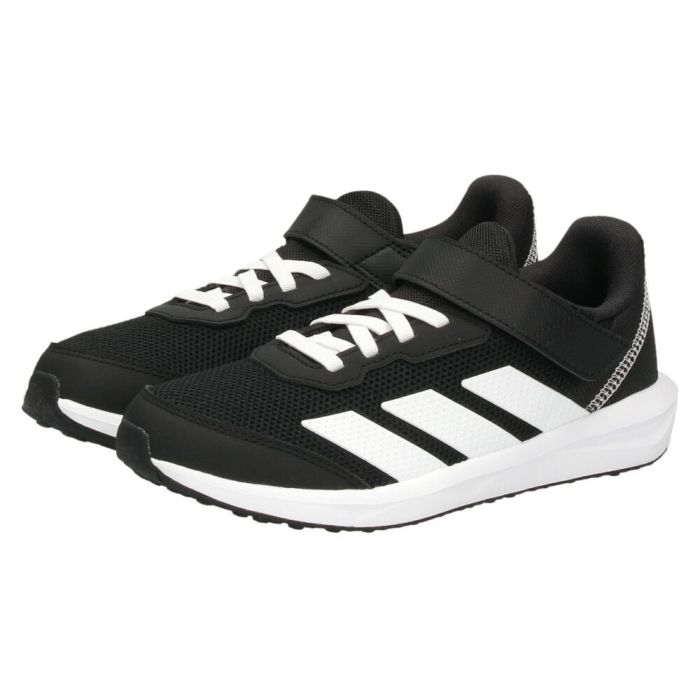 アディダス ファイト EL K adidas スニーカー キッズ ジュニア JQ9517 KJ1938 JS2420 ベルクロ ゴム紐 ブラック 黒 ブルー 靴 通学 軽量 シンプル