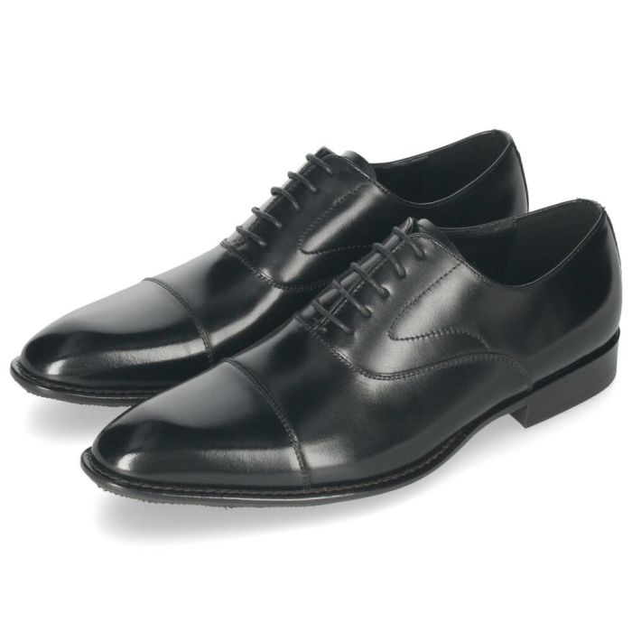 ビジネスシューズ 本革 メンズ 紳士靴 日本製 靴 ストレートチップ Uチップ 内羽根 外羽根 3E 幅広 撥水 牛革 通勤 冠婚葬祭 就活 フォーマル Parade パレード 22001 22002