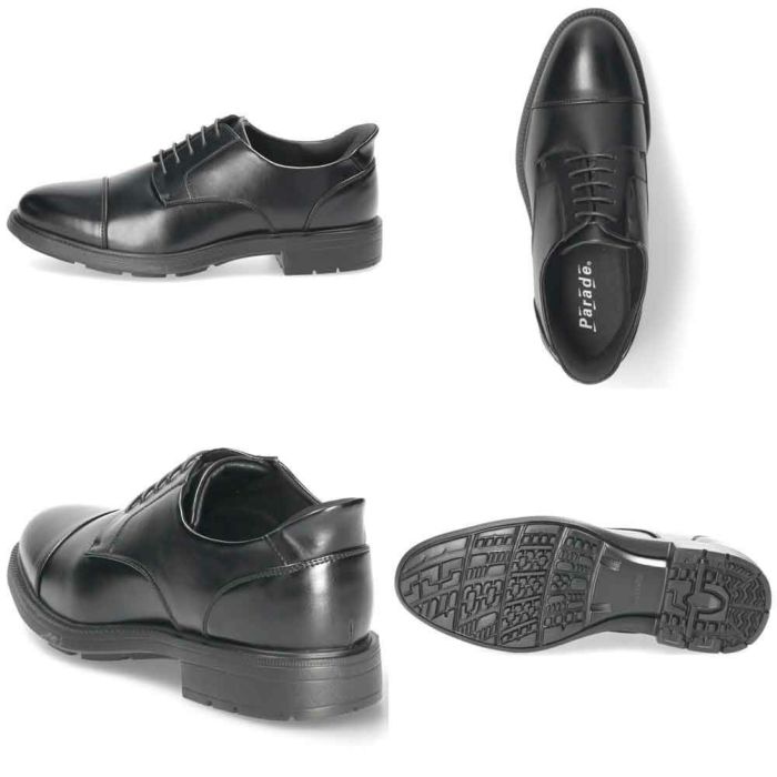 手を使わず履ける ビジネスシューズ スリッポン スリップイン 履きやすい ストレートチップ 幅広 ４E メンズ ブラック 黒 ブラウン 冠婚葬祭 就活 フォーマル 楽すぽっ パレード Parade 7810