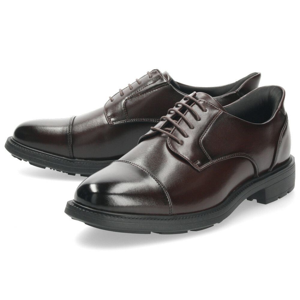 手を使わず履ける ビジネスシューズ スリッポン スリップイン 履きやすい ストレートチップ 幅広 ４E メンズ ブラック 黒 ブラウン 冠婚葬祭 就活 フォーマル 楽すぽっ パレード Parade 7810