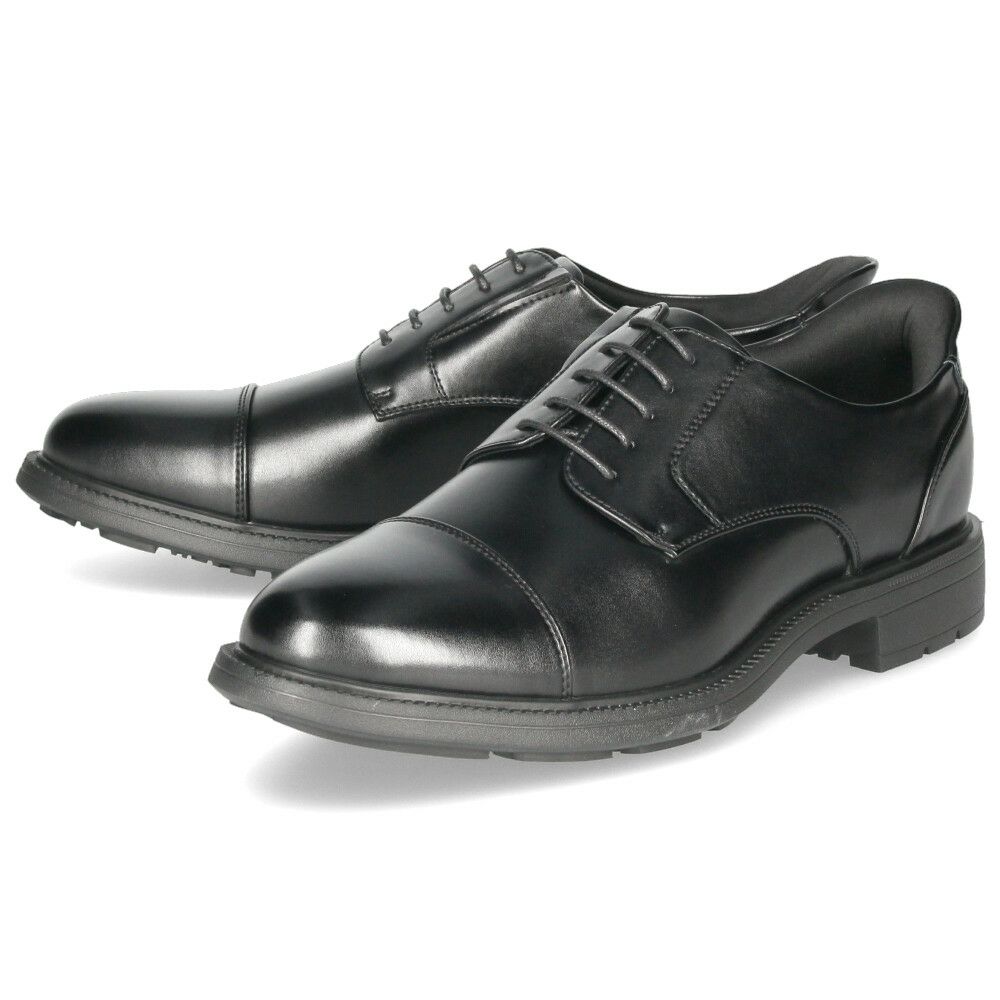 手を使わず履ける ビジネスシューズ スリッポン スリップイン 履きやすい ストレートチップ 幅広 ４E メンズ ブラック 黒 ブラウン 冠婚葬祭 就活 フォーマル 楽すぽっ パレード Parade 7810