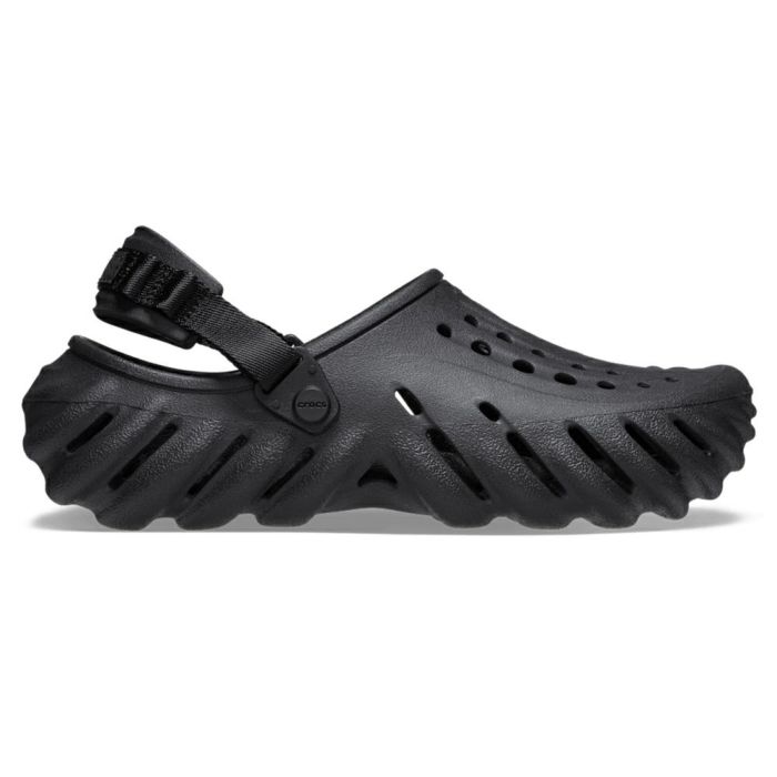 クロックス メンズ サンダル 軽い エコー クロッグ 黒 ブラック 履きやすい 通気性 アウトドア 普段履き crocs Echo Clog 207937