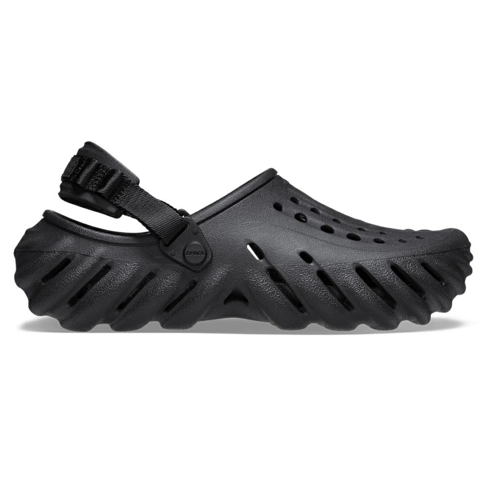 クロックス メンズ サンダル 軽い エコー クロッグ 黒 ブラック 履きやすい 通気性 アウトドア 普段履き crocs Echo Clog 207937