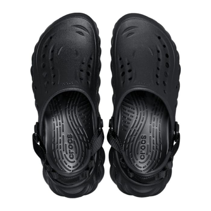 クロックス メンズ サンダル 軽い エコー クロッグ 黒 ブラック 履きやすい 通気性 アウトドア 普段履き crocs Echo Clog 207937