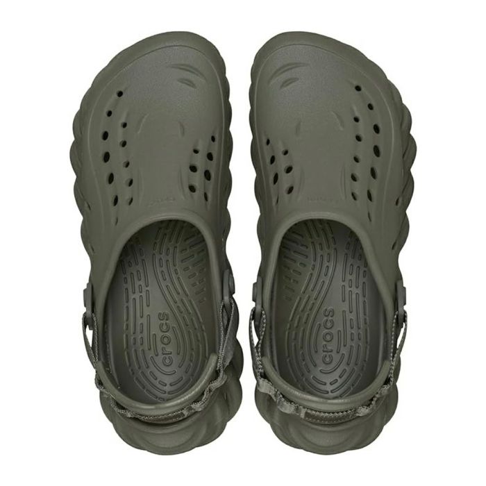 クロックス メンズ サンダル 軽い エコー クロッグ 黒 ブラック 履きやすい 通気性 アウトドア 普段履き crocs Echo Clog 207937