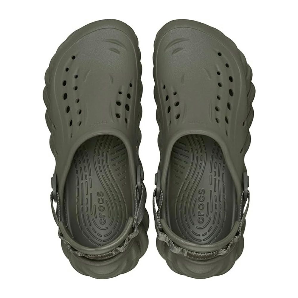 クロックス メンズ サンダル 軽い エコー クロッグ 黒 ブラック 履きやすい 通気性 アウトドア 普段履き crocs Echo Clog 207937