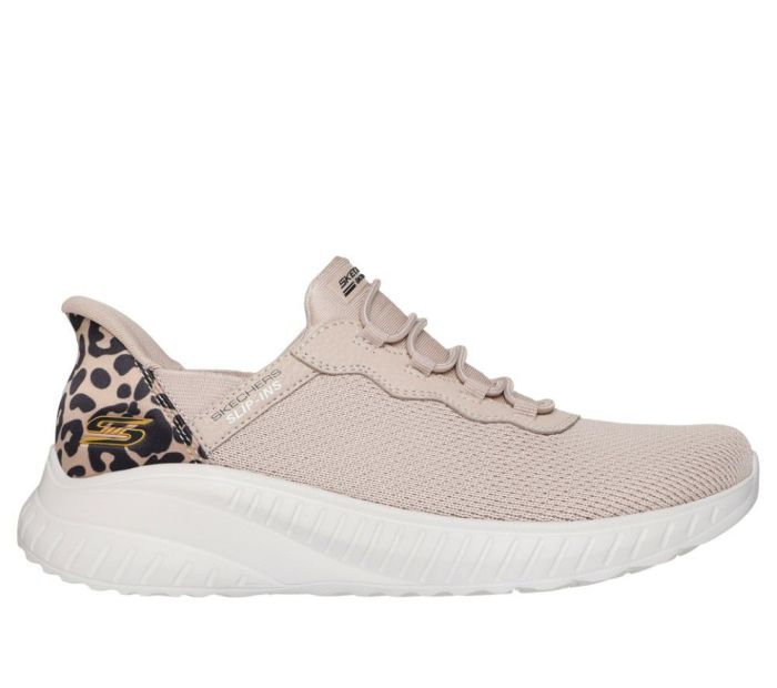 スケッチャーズ スリップインズ レディース スニーカー ボブス スポート スクワッド カオス - シーズ ジ アワー 靴 スリッポン ノーマル幅 丸洗い可能 ゴム紐 Skechers Slip-ins: BOBS Sport Squad Chaos - Seize The Hour 117499