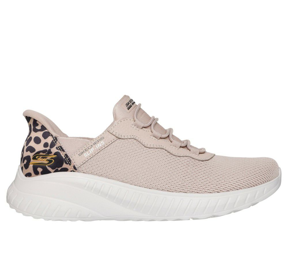 スケッチャーズ スリップインズ レディース スニーカー ボブス スポート スクワッド カオス - シーズ ジ アワー 靴 スリッポン ノーマル幅 丸洗い可能 ゴム紐 Skechers Slip-ins: BOBS Sport Squad Chaos - Seize The Hour 117499