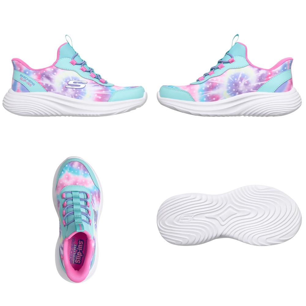 スケッチャーズ スリップインズ キッズ ジュニア スニーカー スリッポン 女の子 靴 303690L バウンダー プロ SKECHERS Slip-Ins BOUNDER PRO