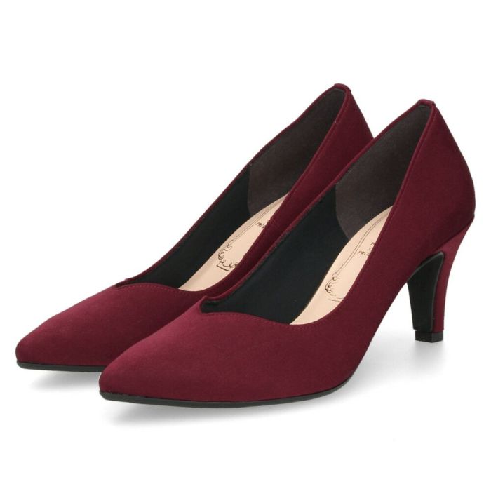 パンプス ブラック 黒 ベージュ ワイン ハイヒール ポインテッドトゥ Vカット サテン 光沢 178 メタルルージュ 7センチ ヒール レッドソール ブラックソール 