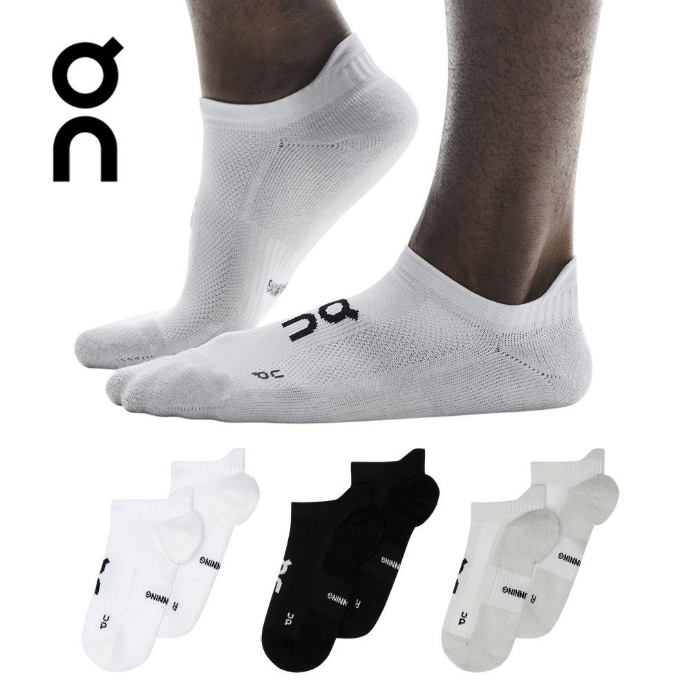 On オン ソックス Core Run Sock Low 2P コア ランソックス ロー 2UF10080069  2UF10080533  2UF10080561 靴下 2足組  通気性 メンズ レディース ランニング