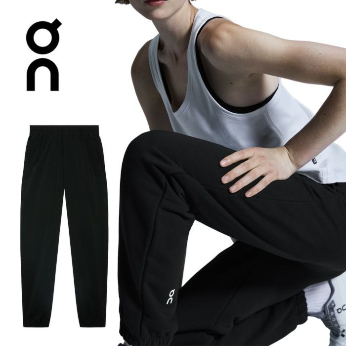 On オン スウェットパンツ レディース Club Pants クラブパンツ 1WE10050553 服 ブラック 黒 ボトムス