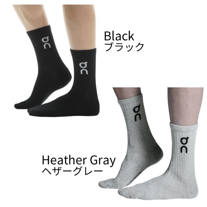 On オン ソックス Logo Sock High 3P ロゴ ソックス ハイ 2UF10310069 2UF10310553 2UF10311732 靴下 3足組  通気性 メンズ レディース デイリー