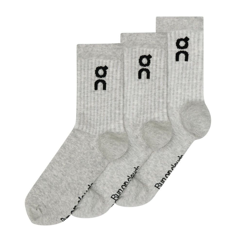 On オン ソックス Logo Sock High 3P ロゴ ソックス ハイ 2UF10310069 2UF10310553 2UF10311732 靴下 3足組  通気性 メンズ レディース デイリー