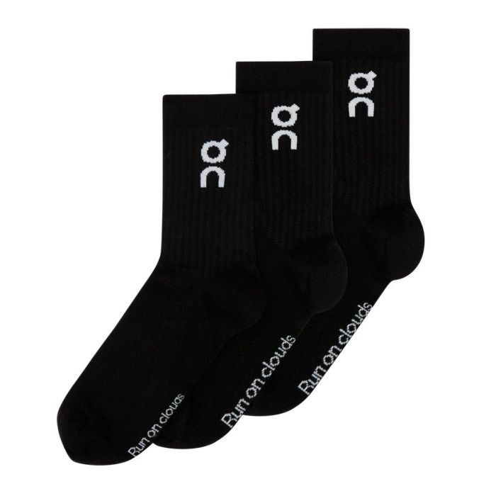 On オン ソックス Logo Sock High 3P ロゴ ソックス ハイ 2UF10310069 2UF10310553 2UF10311732 靴下 3足組  通気性 メンズ レディース デイリー