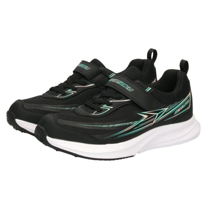 瞬足 3E 防水 SJJ1520 JJ-152 キッズ 男の子 女の子 スニーカー 通学 靴 黒 ブラック サックス ブルー ブレードブースター