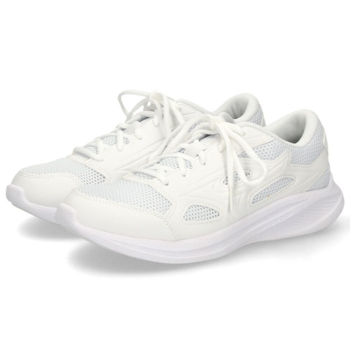 ミズノ ランニングシューズ メンズ レディース 靴 スニーカー マキシマイザー27 K1GA250201 01 ホワイト 白 3E 幅広 ゆったり 通勤 通学 学生 運動靴 紐靴 MIZUNO