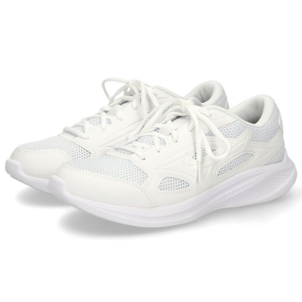 ミズノ ランニングシューズ メンズ レディース 靴 スニーカー マキシマイザー27 K1GA250201 01 ホワイト 白 3E 幅広 ゆったり 通勤 通学 学生 運動靴 紐靴 MIZUNO