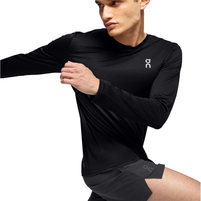 ON オン Core Long-T コア ロングT メンズ Tシャツ 長袖 軽量 全天候型 ランニング スポーツ トレーニング フィットネス ジム ウェア アパレル シンプル ロゴ 750069 White 750553 Black 750773 Twilight
